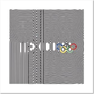 Mexico 68 Olympic Games Posters and Art